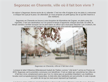 Tablet Screenshot of domaine-breuil-segonzac.fr